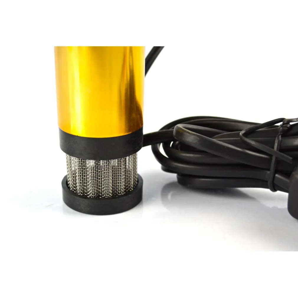 POMPA TRAVASO ELETTRICA SOMMERSA ASPIRA LIQUIDI ACQUA OLIO DIESEL 24V AUTO BARCA