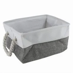 PORTA BIANCHERIA IN TESSUTO CON MANICI ORGANIZER PER VESTITI SPORCHI BAGNO 10623