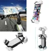 PORTA CELLULARE PER BICICLETTA MANUBRIO SUPPORTO SMARTPHONE ROTANTE 360° MAX 5,5"