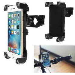 PORTA CELLULARE PER BICICLETTA MANUBRIO BICI SUPPORTO REGOLABILE SMARTPHONE GPS