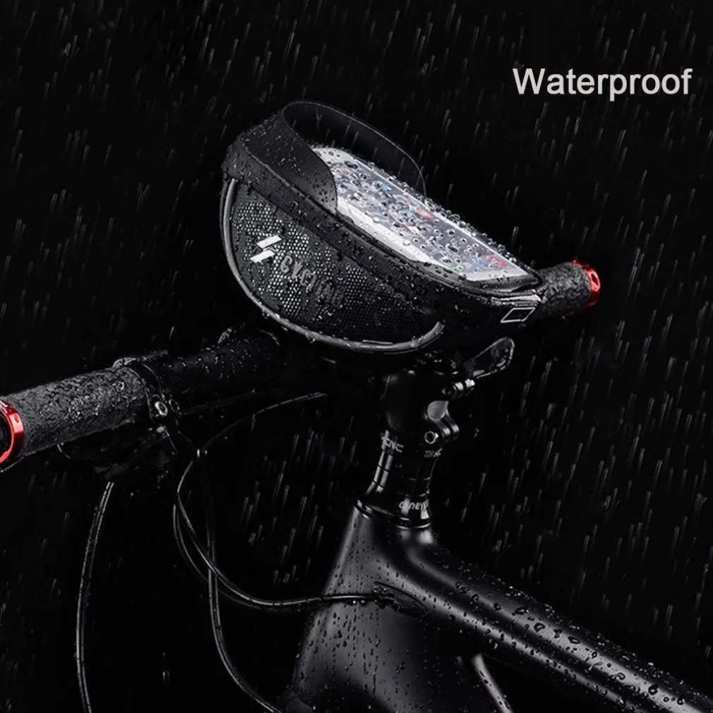 PORTA CELLULARE SMARTPHONE PER BICICLETTA SUPPORTO BORSA ASTUCCIO IMPERMEABILE