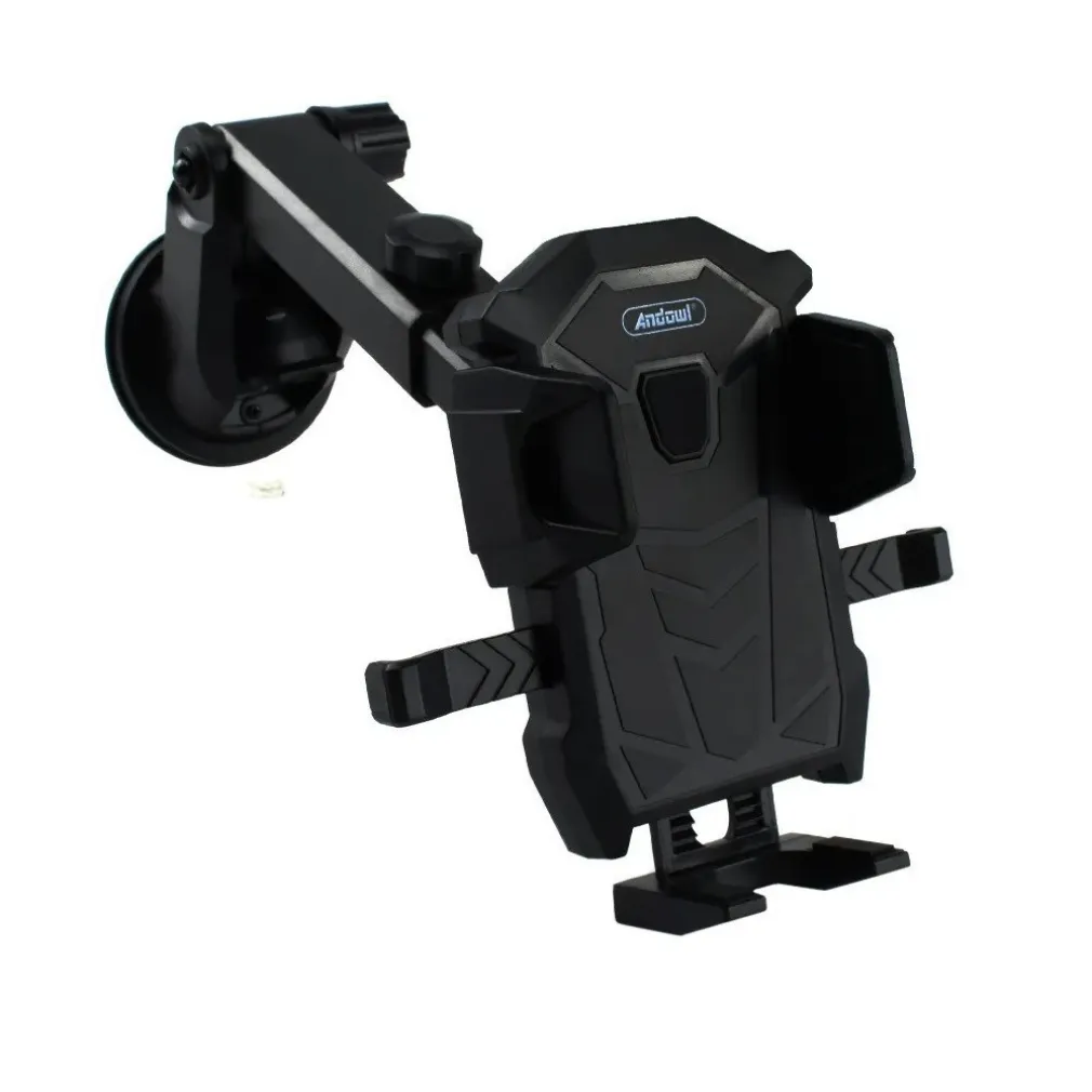 PORTA CELLULARE SMARTPHONE PER AUTO SUPPORTO VENTOSA CON GANCI REGOLABILI Q-CG49