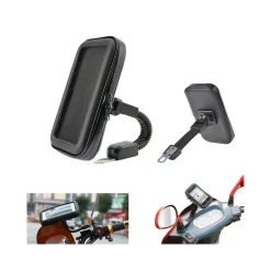 PORTA CELLULARE SUPPORTO BICI MOTO CUSTODIA IMPERMEABILE SMARTPHONE 5" 6"