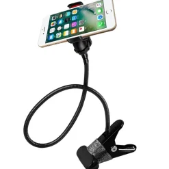 PORTA CELLULARE UNIVERSALE FLESSIBILE LETTO DA TAVOLO PER AUTO SEDIA SUPPORTO