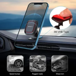 PORTA CELLULARE UNIVERSALE AUTO SUPPORTO SUPER CALAMITATO ADESIVA 4"-7" PT-C024