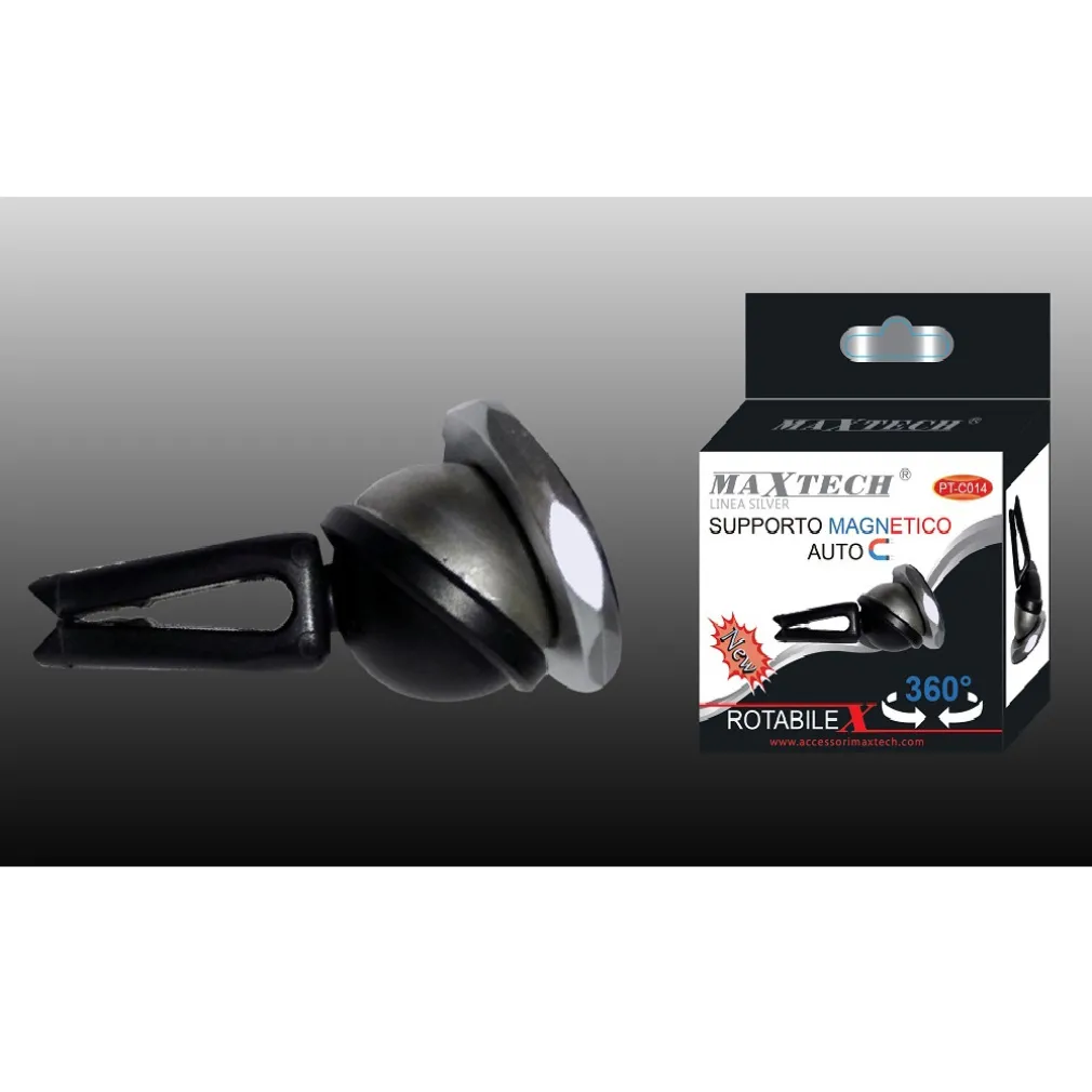 PORTA CELLULARE UNIVERSALE SMARTPHONE DA AUTO SUPPORTO MAGNETICO MAXTECH PT-C014