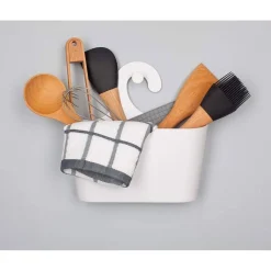 PORTA OGGETTI CESTINO CON GANCIO APPENDERE DOCCIA BAGNO CASA COLORI VARI 79460