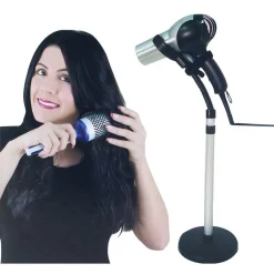 PORTA PHON ASCIUGACAPELLI DA TERRA 100 CM CON SOLIDA BASE PER PARRUCCHIERE