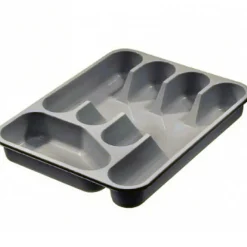 PORTA POSATE IN PLASTICA 5 POSTI FORCHETTE CUCCHIAI CUCCHIAINO COLTELLI CUCINA