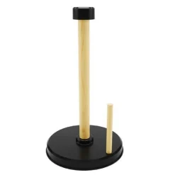 PORTA ROTOLO CARTA CUCINA IN LEGNO 16X27CM SUPPORTO PORTAROTOLO VERTICALE 838286