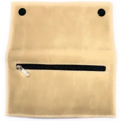 PORTA TABACCO ASTUCCIO POUCH CARTINE FILTRI IN ECOPELLE CUSTODIA BORSELLO CUCITURE
