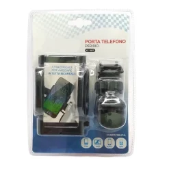 PORTA TELEFONO CELLULARE PER BICICLETTA BICI UNIVERSALE SUPPORTO GPS PDA XC-1887