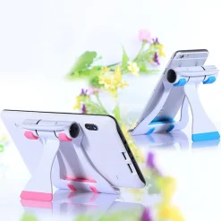 PORTA TELEFONO TABLET STAND DA SCRIVANIA ANTISCIVOLO ROTAZIONE DI 150° Q-T95