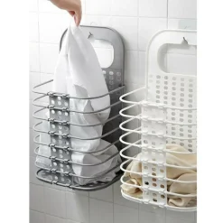 PORTABIANCHERIA CESTO PIEGHEVOLE PORTAOGGETTI CESTINO BIANCHERIA CASA BAGNO 70528