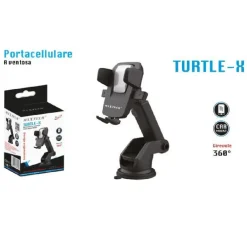 PORTACELLULARE A VENTOSA PER SMARTPHONE UNIVERSALE DA AUTO IN PVC MAXTECH PT-C015