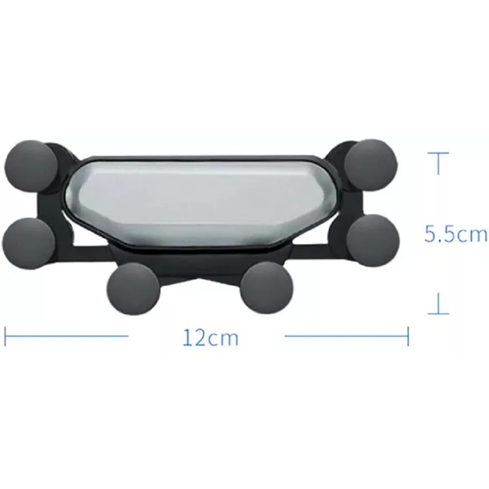PORTACELLULARE AUTO UNIVERSALE GRIGLIA DI VENTILAZIONE 6 PUNTI FISSAGGIO Q-ZJ018