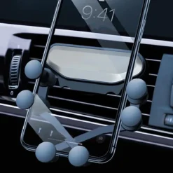 PORTACELLULARE AUTO UNIVERSALE GRIGLIA DI VENTILAZIONE 6 PUNTI FISSAGGIO Q-ZJ018