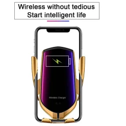 PORTACELLULARE CARICA BATTERIA A INDUZIONE IR UNIVERSALE PER AUTO SMARTPHONE