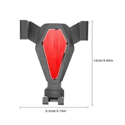 PORTACELLULARE DA AUTO SISTEMA BLOCCAGGIO PER VENTILAZIONE ROTAZIONE 360° Q-ZG53