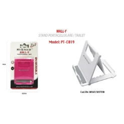 PORTACELLULARE STAND CELLULARI TABLET SUPPORTO UNIVERSALE TAVOLO MAXTECH PT-C019