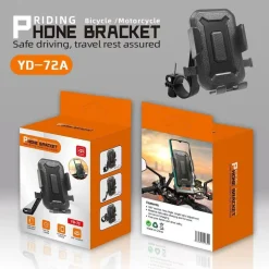 PORTACELLULARE SUPPORTO PER TELEFONO DA MOTO BICICLETTE REGOLABILE ROTAZIONE DI 360°