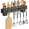 PORTACOLTELLI DA PARETE MULTIFUNZIONE PORTAUTENSILI OGGETTI DA CUCINA ORGANIZER