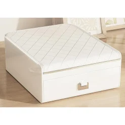 PORTAGIOIE CON COPERCHIO AUTOMATICO ORGANIZER CON CASSETTO SPECCHIO CONTENITORE GIOIELLI