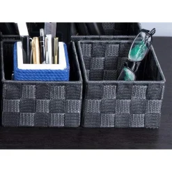 PORTAOGGETTI IN TESSUTO MULTIUSO ORGANIZER BAGNO CAMERA CUCINA 20X20X13 CM 79014