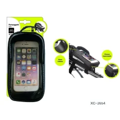 PORTAOGGETTI PORTA CELLULARE TOUCH SCREEN CON VISIERA ATTACCO UNIVERSALE XC-2654