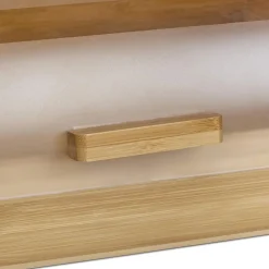 PORTAPANE A SCOMPARSA CASSETTA RICHIUDIBILE CON COPERCHIO 19 X 38 X 26 CM LEGNO