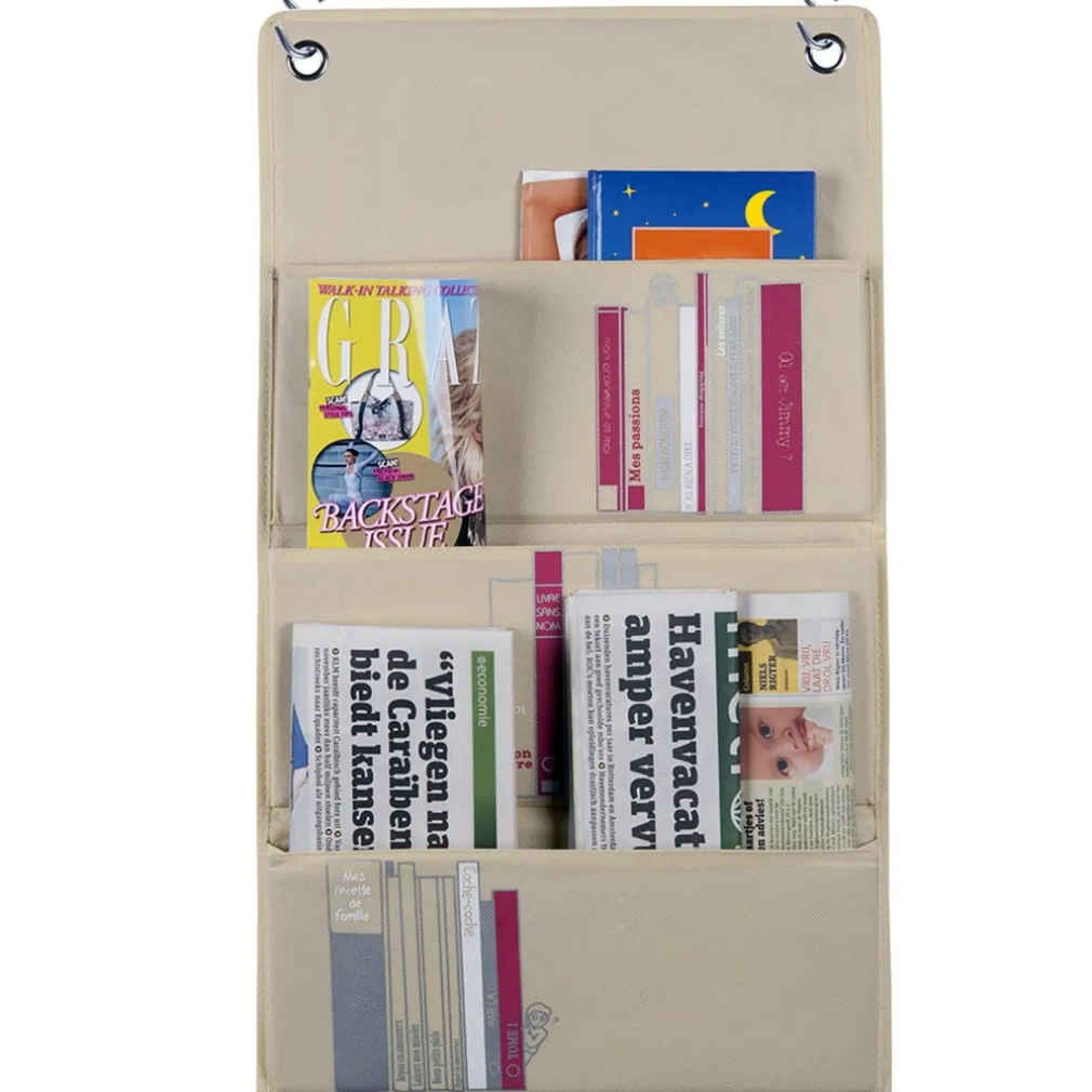 PORTARIVISTE ORGANIZER DA APPENDERE CON 3 TASCHE E 2 GANCI PER ARMADI CABINE