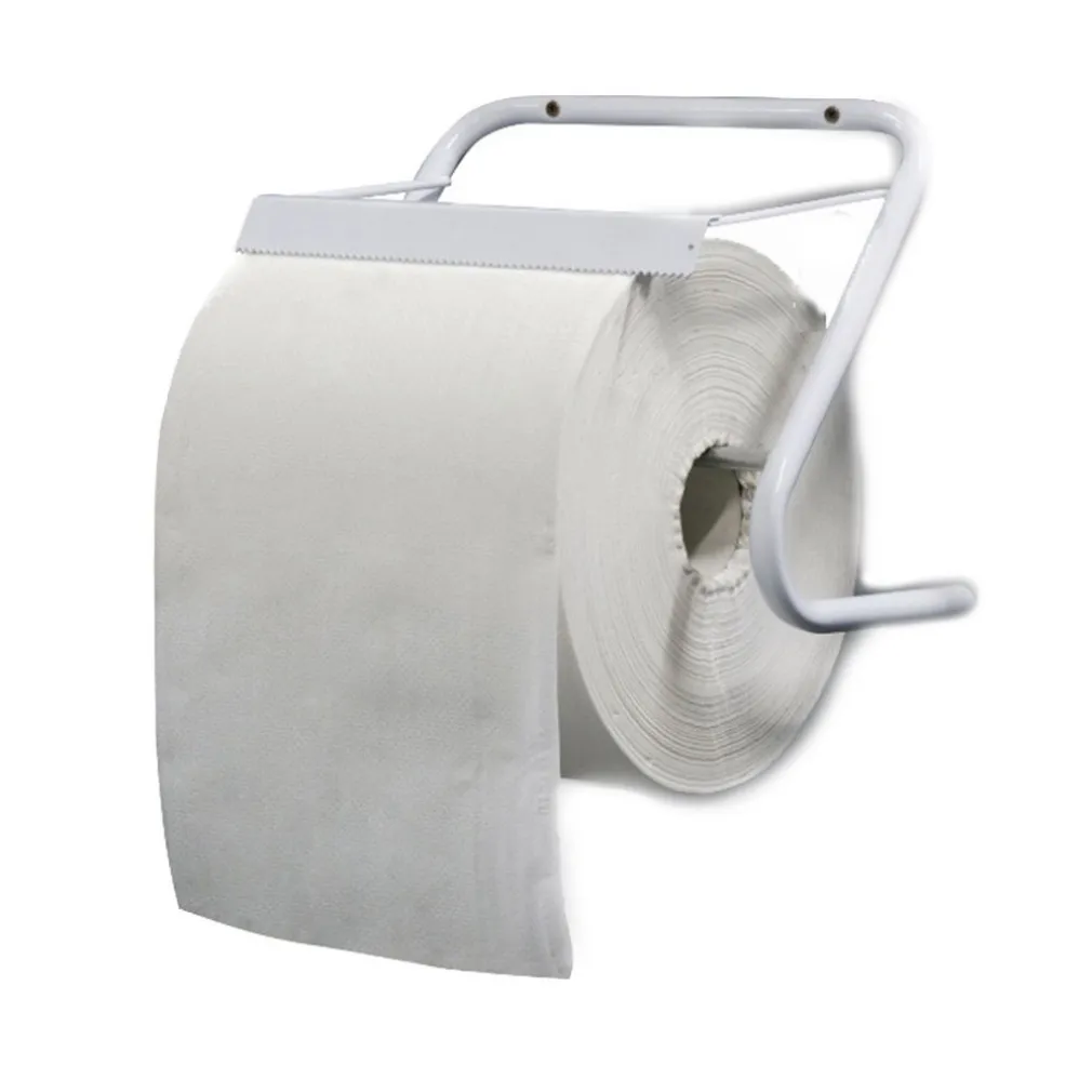 PORTAROTOLO INDUSTRIALE A MURO PORTA ROTOLONE STRAPPACARTA ASCIUGAMANI DA PARETE