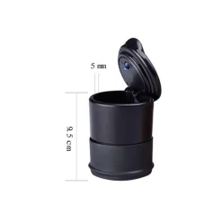 POSACENERE AUTO CON LED BLU PORTACENERE A BARATTOLO CON LUCE UFFICIO CAMPER