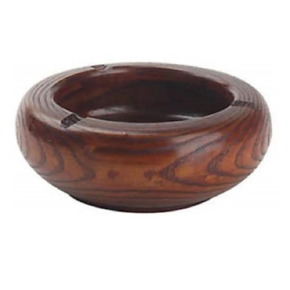 POSACENERE IN LEGNO 12.5CM CON VENATURE LEGNO CORTECCIA TRONCO ORIENTALE DF61858