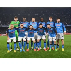POSTER LOCANDINA SSC NAPOLI CALCIO 2022/2023 45X32CM SERIE A CHAMPIONS SQUADRA
