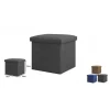 POUFF PUFF POUF CONTENITORE IMBOTTITO CON SEDUTA IN TESSUTO 30 X 30 X 30CM 69584