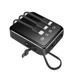 POWER BANK CARICATORE PORTATILE CAPACITÀ 12800MAH RICARICA RAPIDA 2.1A SMARTPHONE TABLET