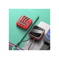 POWER BANK CARICATORE PORTATILE CAPACITÀ 12800MAH RICARICA RAPIDA 2.1A SMARTPHONE TABLET