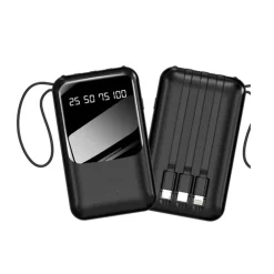 POWER BANK CARICATORE PORTATILE CAPACITÀ 12800MAH RICARICA RAPIDA 2.1A SMARTPHONE TABLET