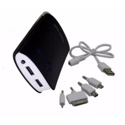 POWER BANK DA 28000 MAH CON LED PER CELLULARE SMARTPHONE MP3 MP4 CON 3 PORTE USB