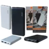 POWER BANK 12000MAH 2 USB BATTERIA EMERGENZA SUPPLEMENTARE 2.1A TYPE-C FO-6900