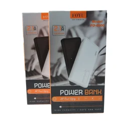 POWER BANK 12000MAH 2 USB BATTERIA EMERGENZA SUPPLEMENTARE 2.1A TYPE-C FO-6900