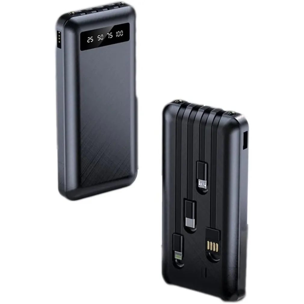 POWER BANK PORTATILE DI GRANDE CAPACITÀ 20000 MAH RICARICA RAPIDA LEGGERO DISPLAY A LED