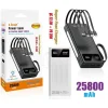 POWERBANK BATTERIA ESTERNA A RICARICA SUPER VELOCE 25800MAH 22.5W CON LUCE TT26002