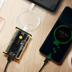 POWERBANK 16000MAH CARICA RAPIDA USB-C 20W + USB 22.5W CON DISPLAY A LED TM16000