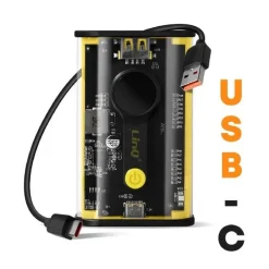 POWERBANK 16000MAH CARICA RAPIDA USB-C 20W + USB 22.5W CON DISPLAY A LED TM16000