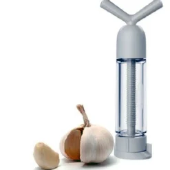 PRESSA TRITA AGLIO MACHINE CIPOLLA A TORCHIETTO CONTENITORE SMINUZZA GARLIC