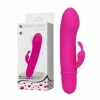 PRETTY LOVE CAESAR VIBRATORE 10 FUNZIONI VAGINA E CLITORIDE RABBIT IN SILICONE