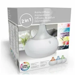 PROFUMATORE AMBIENTE DIFFUSORE UMIDIFICATORE LED RGB + 3 PROFUMATORI GRATIS