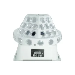 PROIETTORE 8 LED RGBW DISEGNI EFFETTI DISCO ROTANTI DMX 30-40W DISCOTECA DISCO